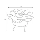 pufa-flower-turkusowy-material-wykonania-papier-tektura