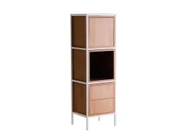 regal-modulowy-custom-form-skap-45-cm-2-szuflady-dab-bialy-na-nozkach
