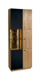 witryna-stojaca-meble-krysiak-corena-75-cm-wysoka-206-cm-mokka-grafit