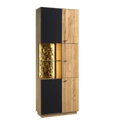 witryna-stojaca-meble-krysiak-corena-75-cm-wysoka-206-cm-grafit-lakier