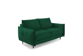 sofa-2-osobowa-lukka-z-funkcja-spania-i-kieszenia-po-lewej-stronie-zielony