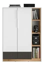 komoda-ml-meble-torino-101x140-cm-bialy-dab-castello-grafit-2-szafki
