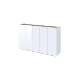 komoda-lenart-easy-156-cm-5-drzwiowa-bialy-polysk-dab-scandi-z-led