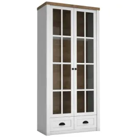 witryna-stojaca-gala-meble-prowansja-90-cm-sosna-andersen-2-szuflady