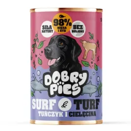 mokra-karma-dla-psa-dobry-pies-surfandturf-tunczyk-i-cielecina-400g