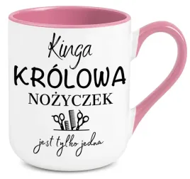 kubek-rozowy-elegant-na-prezent-dla-krolowej-nozyczek-wzory-imie