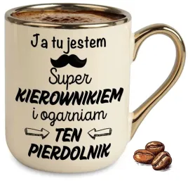 kubek-bezowy-elegant-ja-tu-jestem-super-kierownikiem-na-prezent-upominek
