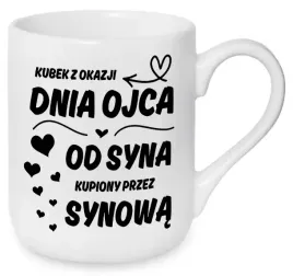 kubek-elegant-bialy-na-prezent-dla-ojca-od-syna-wzory