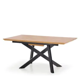 stol-rozkladany-capital-dab-zloty-czarny-halmar-metal-mdf-160-200x90cm