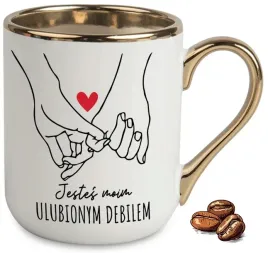 kubek-elegant-bialo-zloty-na-prezent-jestes-moim-ulubionym-debilem-wzory