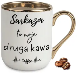kubek-elegant-bialo-zloty-na-prezent-sarkazm-to-moja-druga-kawa-wzory