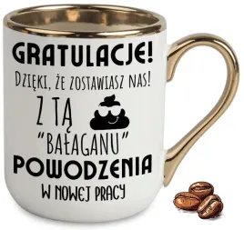 kubek-elegant-bialo-zloty-na-prezent-odejscie-z-pracy-gratulacje-wzory
