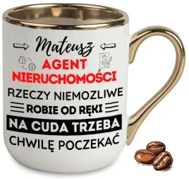 kubek-elegant-bialo-zloty-na-prezent-dla-agenta-nieruchomosci-wzory-imie