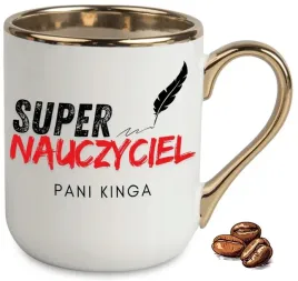 kubek-elegant-bialo-zloty-prezent-dla-super-nauczyciela-wzory-imie