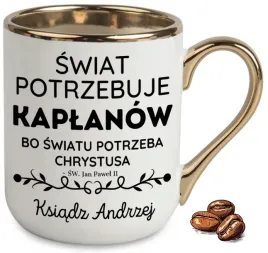 kubek-elegant-bialo-zloty-dla-ksiedza-swiat-potrzebuje-kaplanow-gift-imie