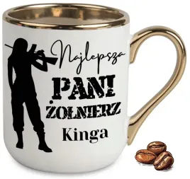 kubek-elegant-bialo-zloty-na-prezent-dla-najlepszej-pani-zolnierz-imie