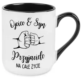 kubek-elegant-czarny-na-prezent-ojciec-i-syn-przyjaciele-wzory