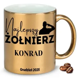 kubek-zloty-na-prezent-upominek-dla-najlepszego-zolnierza-wlasne-imie