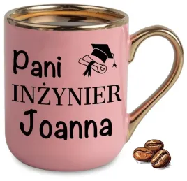 kubek-elegant-rozowy-dla-pani-inzynier-na-prezent-zakonczenie-studiow-imie