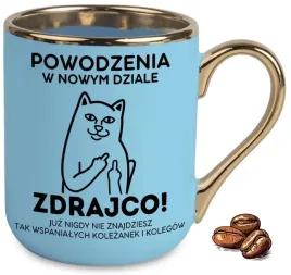 kubek-elegant-niebieski-na-prezent-powodzenia-w-nowym-dziale-zdrajco-wzory