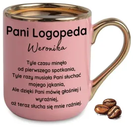 kubek-elegant-rozowy-na-prezent-dla-pani-logopedy-imie