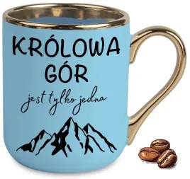 kubek-elegant-niebieski-na-prezent-upominek-krolowa-gor-jest-tylko-jedna