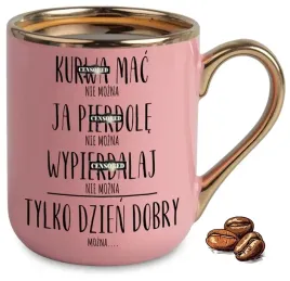 kubek-elegant-rozowy-na-prezent-dzien-dobry-wzory