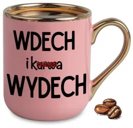 kubek-elegant-rozowy-na-prezent-chamskie-wdech-i-ku-wa-wydech-bez-cenzury