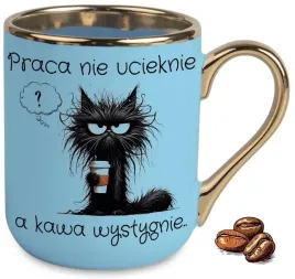 kubek-elegant-niebieski-na-prezent-praca-nie-ucieknie-kawa-wystygnie-wzory