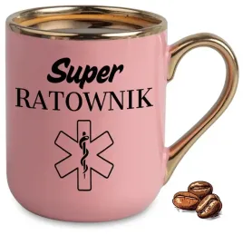 kubek-elegant-rozowy-na-prezent-dla-super-ratownika-wzory