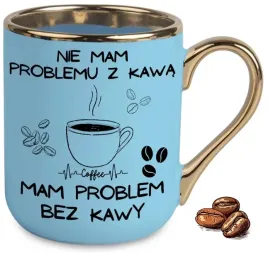 kubek-elegant-niebieski-na-prezent-mam-problem-bez-kawy-wzory