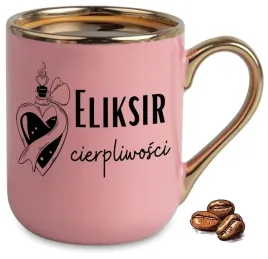 kubek-elegant-rozowy-na-prezent-dla-nauczyciela-eliksir-cierpliwosci-wzory