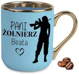 kubek-elegant-niebieski-na-prezent-upominek-dla-pani-zolnierz-wlasne-imie
