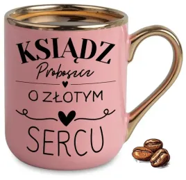kubek-elegant-rozowy-na-prezent-dla-ksiedza-o-zlotym-sercu-wzory