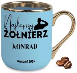 kubek-elegant-niebieski-na-prezent-dla-najlepszego-zolnierza-imie