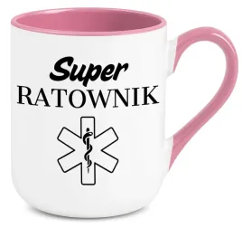 kubek-rozowy-elegant-na-prezent-upominek-dla-super-ratownika-wzory