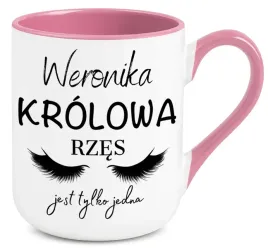 kubek-rozowy-elegant-na-prezent-dla-krolowej-rzes-imie