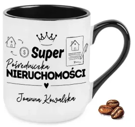 kubek-elegant-czarny-super-posredniczka-nieruchomosci-imie-na-prezent