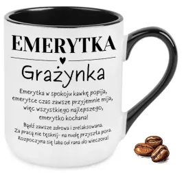 kubek-elegant-czarny-na-wyjatkowy-prezent-dla-emerytki-wlasne-imie-wzory