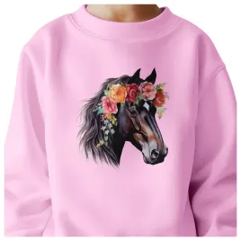 bluza-dziecieca-kon-kwiaty-146-152-dla-chlopca-dziewczynki