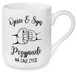 kubek-elegant-bialy-na-prezent-ojciec-i-syn-przyjaciele-wzory