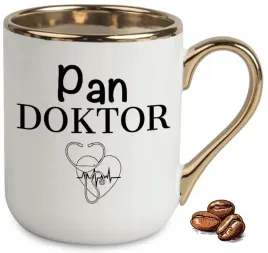 kubek-elegant-bialo-zloty-na-prezent-dla-pana-doktora-upominek-wzory