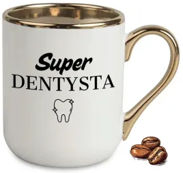 kubek-elegant-bialo-zloty-na-prezent-dla-super-dentysty-idealny-upominek