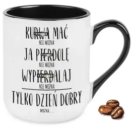 kubek-elegant-czarny-na-smieszny-prezent-tylko-dzien-dobry-mozna-wzory