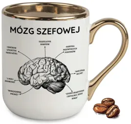 kubek-elegant-bialo-zloty-na-prezent-mozg-szefowej-wzory-smieszne