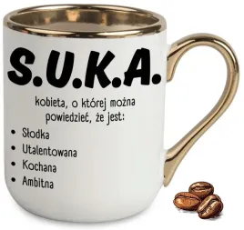 kubek-elegant-bialo-zloty-na-prezent-s-u-k-a-kobieta-slodka-utalentowana