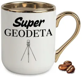 kubek-elegant-bialo-zloty-na-prezent-dla-super-geodety-duzy-wybor-wzorow