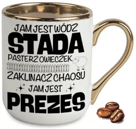 kubek-elegant-bialo-zloty-na-prezent-dla-prezesa-jam-jest-wodz-stada-wzory