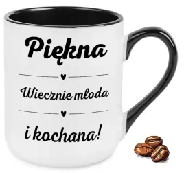 kubek-elegant-czarny-na-prezent-piekna-wiecznie-mloda-i-kochana