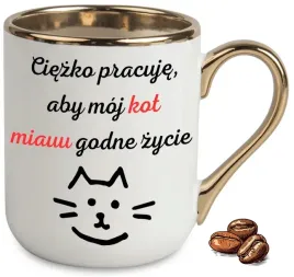 kubek-elegant-bialo-zloty-na-prezent-ciezko-pracuje-aby-moj-kot-miauu-wzory